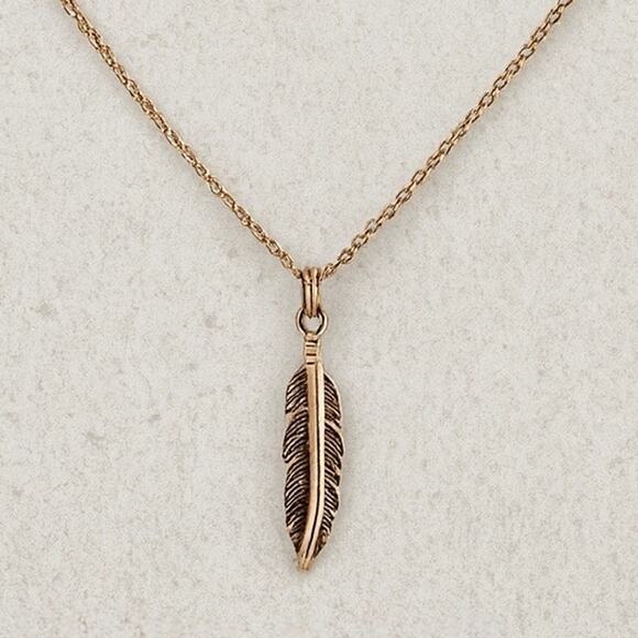 Express Feather Necklace - Picture 1 of 3